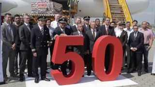 The making of Emirates 50th Airbus A380  Timelapse  Emirates Airline [upl. by Jaquelin]