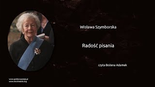 Wisława Szymborska  Radość pisania [upl. by Lorien]