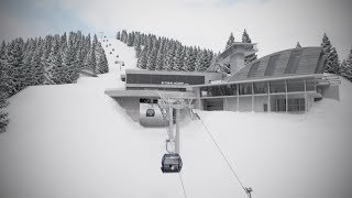 Die neue Flying Mozart Gondelbahn in Wagrain [upl. by Orodisi]