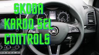 SKODA KAROQ SEL CONTROLS OVERVIEW  GUIDE SKODA HELP VIDEOS HOW 222S amp GUIDES [upl. by Hosfmann]