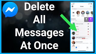 How To Delete All Messenger Messages At Once [upl. by Anuat]