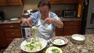 Italian Grandma Makes Fettuccine Alfredo [upl. by Corella944]