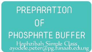 Preparation of Phosphate Buffer [upl. by Ynetruoc]