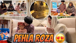 Pehla Roza Alhamdulillah  Sehri Se Iftar Tak  Decor ka Saman Tod Diya  Ramadan vlog [upl. by Eeleimaj]