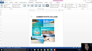 TUTORIAL DE COMO HACER UN COLLAGE EN WORD [upl. by Mackler172]