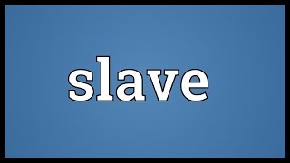 Slave Meaning [upl. by Giselbert]