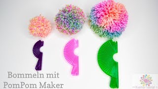 Super einfache Bommeln machen  PomPom Maker [upl. by Eedak]