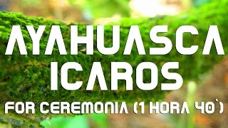 AYAHUASCA  ICAROS for Ceremony 1hr 40 Duration [upl. by Ardnasxela]