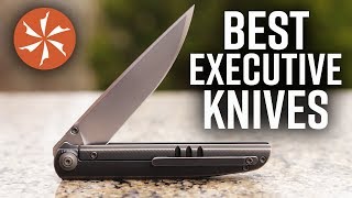 The Best Executive Folding Knives Available Now at KnifeCentercom [upl. by Cromwell]