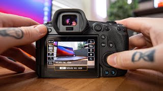 BEST Canon R5 Video Settings  Indepth Guide [upl. by Roseline]