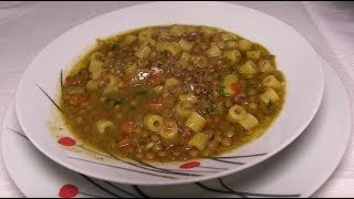 Pasta con Lenticchie Ricetta Vegana Chef Stefano Barbato [upl. by Airotel]