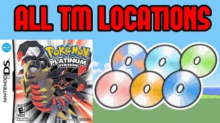 All TM Locations  Pokemon PlatinumDiamondPearl [upl. by Inafetse]