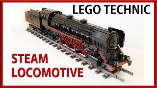 Lego Steam Locomotive working with compressed air [upl. by Hilly]