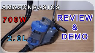 AmazonBasics Vacuum Cleaner Review amp Demonstration [upl. by Ancalin]