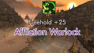 Freehold 25  Affliction Warlock  Dragonflight Season 2 [upl. by Eldnek]