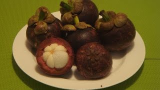 Mangosteen How to Eat Mangosteen Fruit [upl. by Cormick]