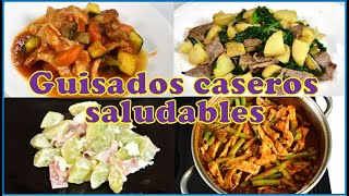 Seguimos con la dieta 3x1 GUISADOS CASEROS SALUDABLES medio menú semanal [upl. by Sutherlan]