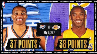 Westbrook amp Kobe Duel KD Hits Clutch Shot  NBATogetherLive Classic Game [upl. by Aileen]