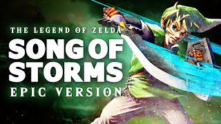 Song of Storms  The Legend of Zelda Ocarina of Time  EPIC VERSION [upl. by Ahseyt831]