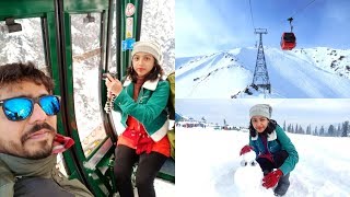 Gulmarg Gondola Cable Car Full Journey Phase 1 Phase 2  Kashmir Travel vlog  Anagha Mirgal [upl. by Eikciv]