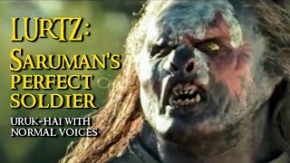 Urukhai With Normal Voices  Lurtz Sarumans Perfect Soldier [upl. by Haelam]