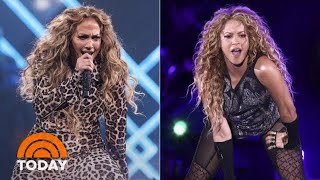 Jennifer Lopez Shakira To Headline Super Bowl Halftime Show  TODAY [upl. by Forta799]