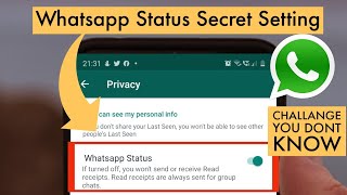 How to view WhatsApp Status without letting them Know  Hide Viewed By in WhatsApp [upl. by Esilahs326]