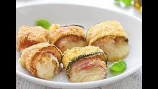 Involtini di Zucchine con Pancetta e Fontina [upl. by Notlef]