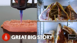 The Steakhouse Serving 3D Printed Vegan Meat [upl. by Watkins]