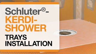 How to install Schluter®KERDISHOWER Trays [upl. by Adnauq979]