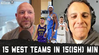 15 NBA West Teams in 15ish Minutes Plus Adnan Virk Talks Oscars  The Ryen Russillo Podcast [upl. by Colene]