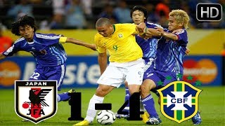 Brazil vs Japan 41 All goals amp Highlights 22062006 Group Stage World Cup 2006 HD [upl. by Olodort]