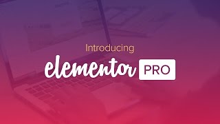 Introducing Elementor Pro [upl. by O'Carroll]