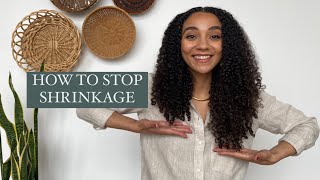 How To Stop Shrinkage For Natural Hair  The Cut Down Episode 2 [upl. by Knudson]