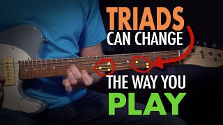 How using triads can change the way you play guitar  both rhythm and lead  Lesson EP399 [upl. by Rafaello]