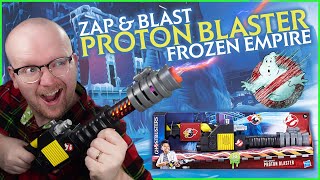 Ghostbusters Frozen Empire Zap amp Blast Proton Blaster  TOY UNBOXING [upl. by Hasina]