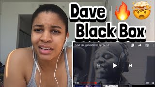 DAVE  BLACK BOX   Reaction Fire 🔥 [upl. by Ayeka436]