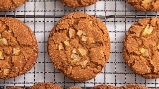 Molasses Crinkle Cookies [upl. by Nalrah]