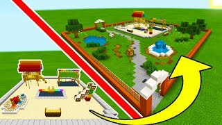 Minecraft Tutorial How To Make A Park With a Playground quot2019 City Tutorialquot [upl. by Yousuf33]