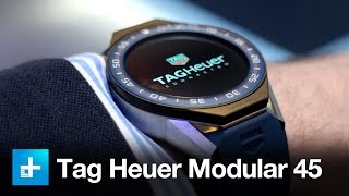 Tag Heuer Connected Modular 45 Smartwatch  Hands On Review [upl. by Carpet418]