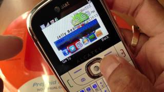 Atampt prepaid phone Alcatel 871a go phone Review [upl. by Rather]