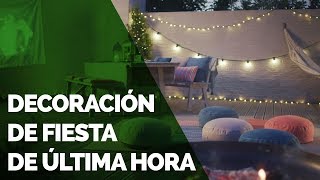 Decoración de fiesta de última hora [upl. by Nolos]