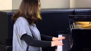 Simone Dinnerstein piano JS Bach Inventions No 1 13 and 10 [upl. by Angele]