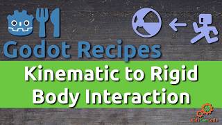 Godot 3 Kinematic to Rigid Body Interaction [upl. by Enaz]