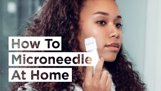 How To Use A Microneedle At Home  StackedSkincare [upl. by Esimaj]