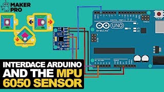 Arduino MPU 6050 tutorial [upl. by Nuajed]