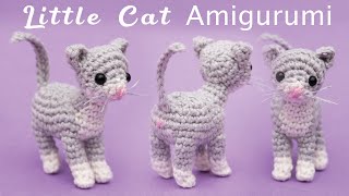 Cat Amigurumi Crochet Tutorial [upl. by Nosyaj]