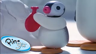 Pinga And The Red Balloon Pingu  Cartoons For Kids [upl. by Yeldua507]