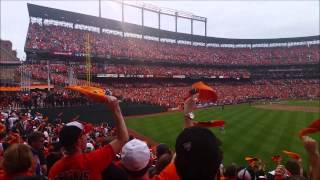 2014 ALDS Game 2 Orioles Take the Lead Delmon Young Clears the Bases [upl. by Wanda706]