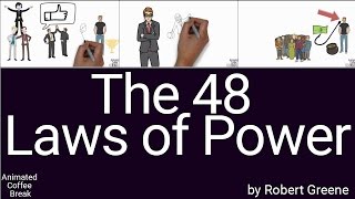 The 48 Laws of Power by Robert Greene  Animated Book Summary [upl. by Cathee246]